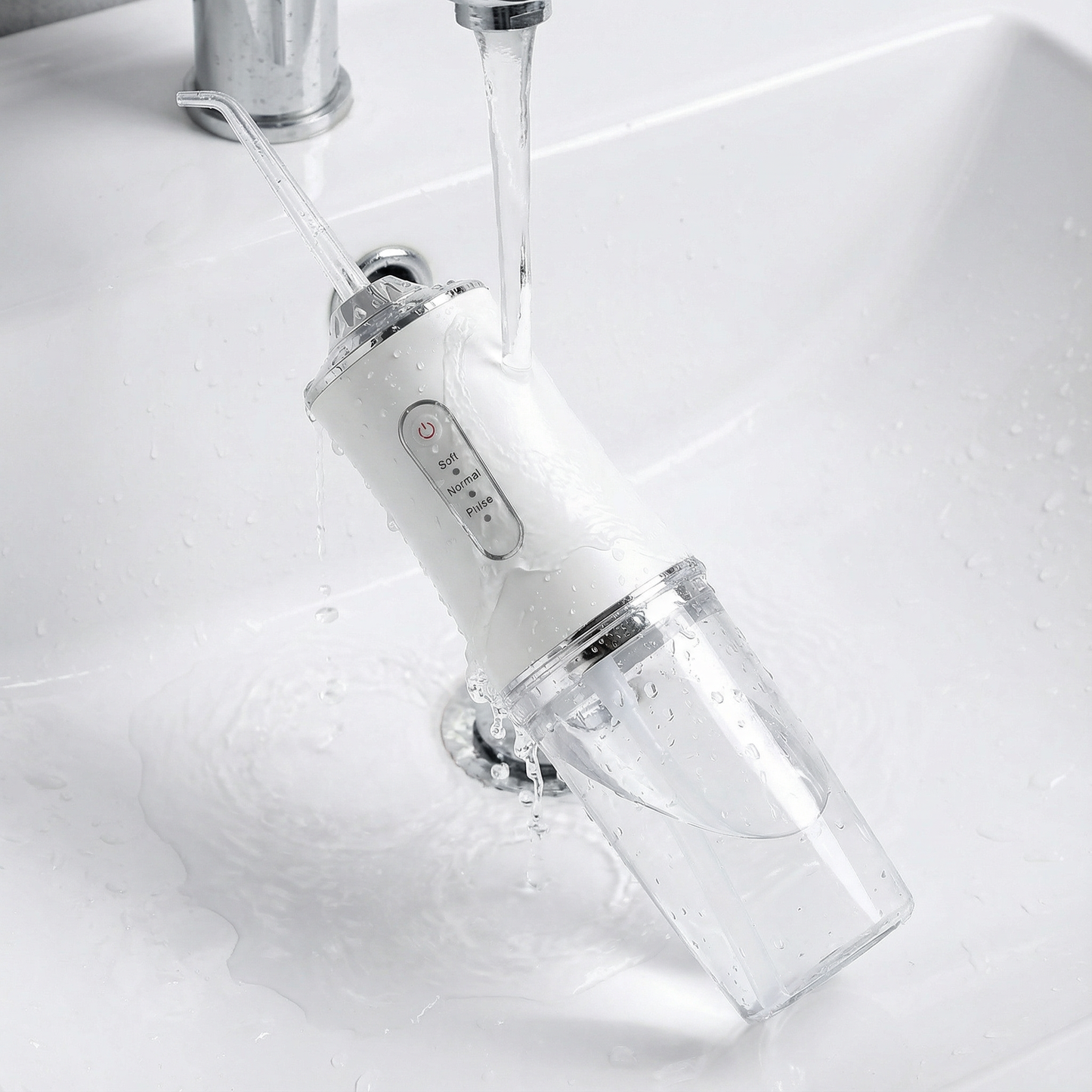 Portable Rechargeable Water Flosser – 3 Modes for Deep Teeth Cleaning & Gum Care