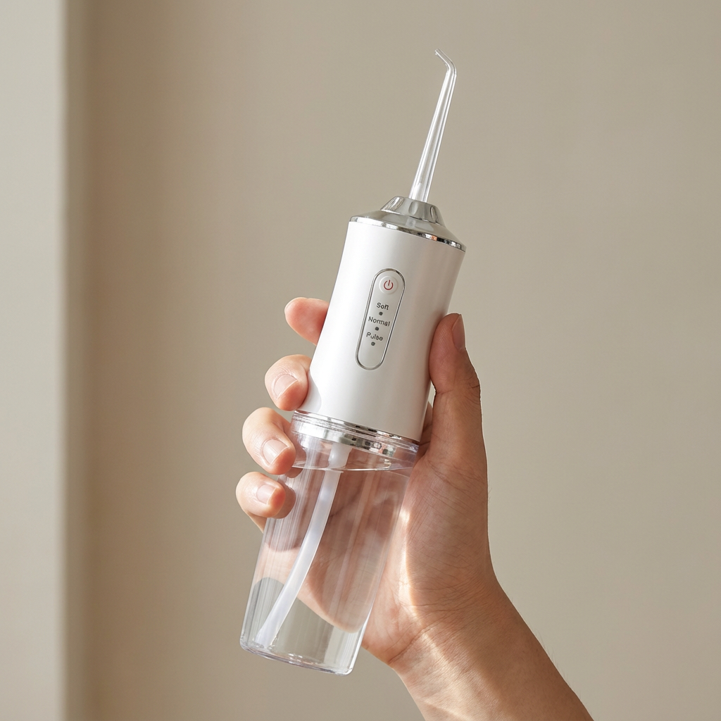 Portable Rechargeable Water Flosser – 3 Modes for Deep Teeth Cleaning & Gum Care
